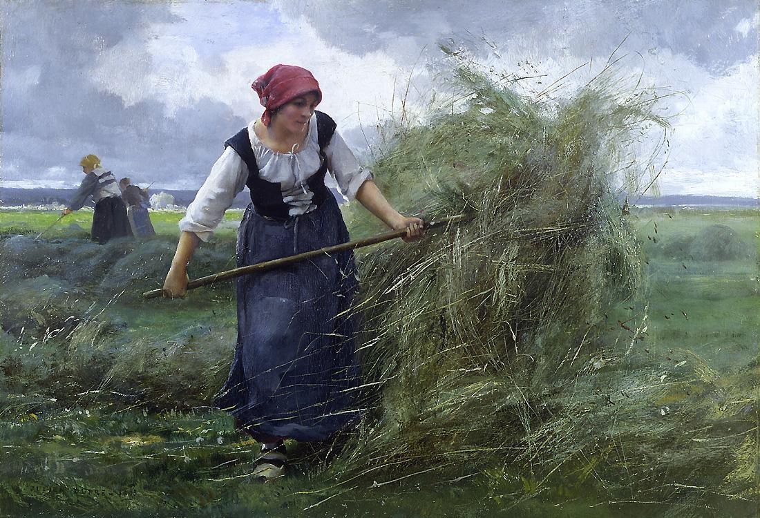Julien Dupre The Wheatfield
